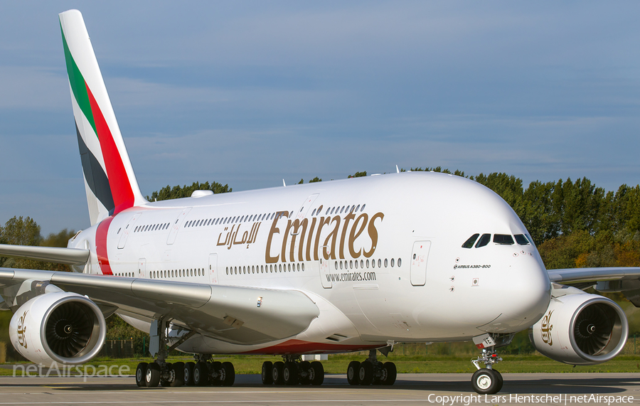 Emirates Airbus A380-842 (F-WWSU) | Photo 268311