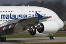 Malaysia Airlines Airbus A380-841 (F-WWSU) at  Hamburg - Finkenwerder, Germany