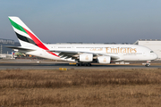 Emirates Airbus A380-861 (F-WWSX) at  Hamburg - Finkenwerder, Germany