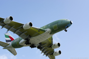 Emirates Airbus A380-861 (F-WWSX) at  Hamburg - Finkenwerder, Germany