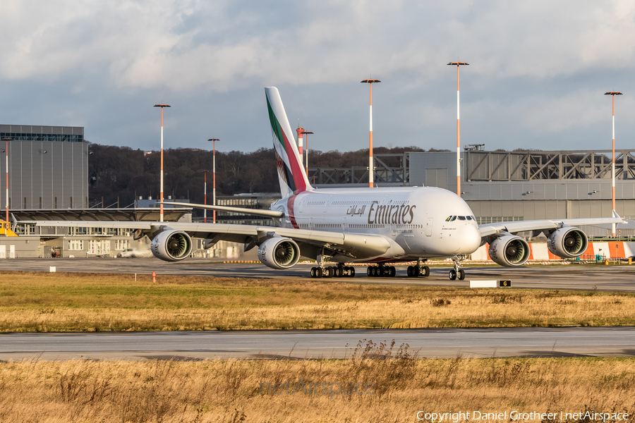 Emirates Airbus A380-861 (F-WWSX) | Photo 93699