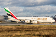 Emirates Airbus A380-861 (F-WWSX) at  Hamburg - Finkenwerder, Germany