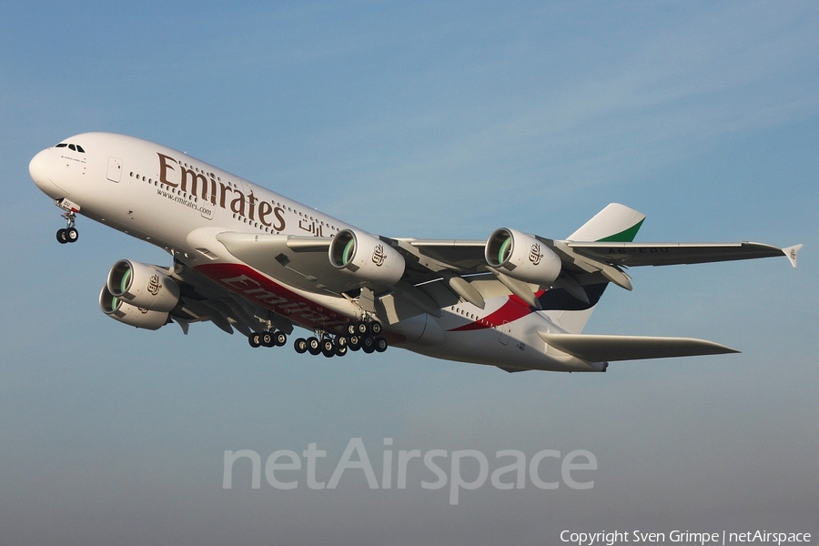 Emirates Airbus A380-861 (F-WWSX) | Photo 96392