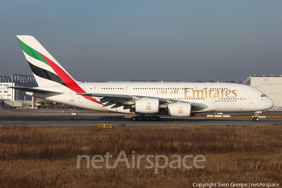 Emirates Airbus A380-861 (F-WWSX) | Photo 96397