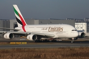 Emirates Airbus A380-861 (F-WWSX) at  Hamburg - Finkenwerder, Germany
