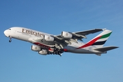 Emirates Airbus A380-861 (F-WWSX) at  Hamburg - Finkenwerder, Germany