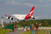 Qantas Airbus A380-842 (F-WWSX) at  Hamburg - Finkenwerder, Germany