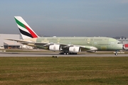 Emirates Airbus A380-842 (F-WWSY) at  Hamburg - Finkenwerder, Germany
