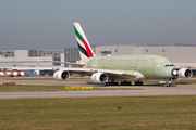 Emirates Airbus A380-842 (F-WWSY) at  Hamburg - Finkenwerder, Germany