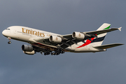 Emirates Airbus A380-842 (F-WWSZ) at  Hamburg - Finkenwerder, Germany