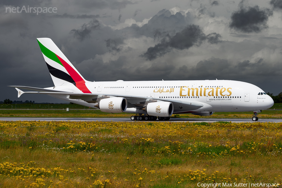 Emirates Airbus A380-842 (F-WWSZ) | Photo 429635
