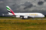 Emirates Airbus A380-842 (F-WWSZ) at  Hamburg - Finkenwerder, Germany