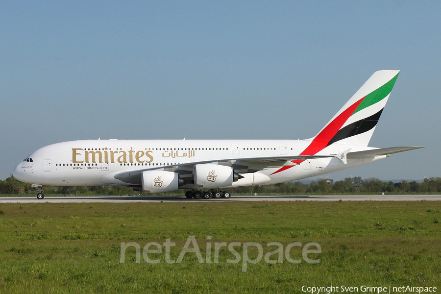 Emirates Airbus A380-861 (F-WWSZ) | Photo 16168
