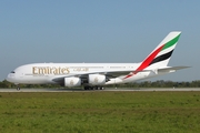 Emirates Airbus A380-861 (F-WWSZ) at  Hamburg - Finkenwerder, Germany