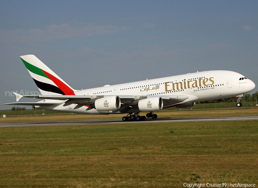 Emirates Airbus A380-861 (F-WWSZ) | Photo 409085