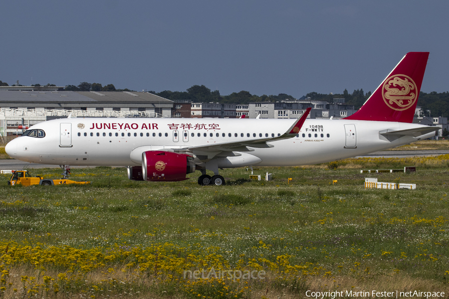 Juneyao Airlines Airbus A320-271N (F-WWTV) | Photo 458655