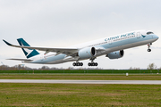 Cathay Pacific Airbus A350-941 (F-WZFO) at  Hamburg - Finkenwerder, Germany