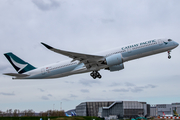 Cathay Pacific Airbus A350-941 (F-WZFO) at  Hamburg - Finkenwerder, Germany