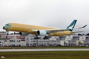 Cathay Pacific Airbus A350-941 (F-WZGF) at  Hamburg - Finkenwerder, Germany