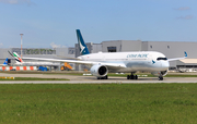 Cathay Pacific Airbus A350-941 (F-WZGF) at  Hamburg - Finkenwerder, Germany