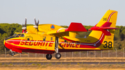 Securité Civile Canadair CL-415 (F-ZBFW) at  Béziers - Cap d'Agde, France