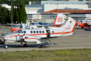 Securité Civile Beech King Air B200 (F-ZBMB) at  Marseille - Provence, France