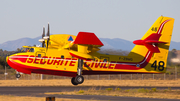 Securité Civile Canadair CL-415 (F-ZBMG) at  Béziers - Cap d'Agde, France