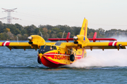 Securité Civile Canadair CL-415 (F-ZBMG) at  Saint-Étienne-des-Sorts, France