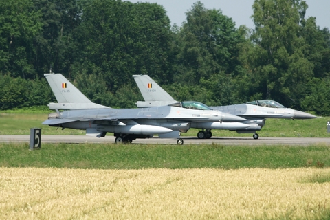 Belgian Air Force General Dynamics F-16AM Fighting Falcon (FA-108) at  Florennes AFB, Belgium