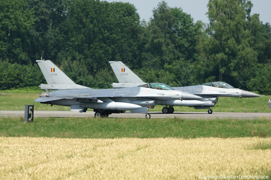 Belgian Air Force General Dynamics F-16AM Fighting Falcon (FA-108) | Photo 550934
