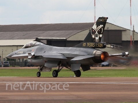 Belgian Air Force General Dynamics F-16AM Fighting Falcon (FA-121) at  RAF Fairford, United Kingdom