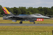 Belgian Air Force General Dynamics F-16AM Fighting Falcon (FA-123) at  RAF Fairford, United Kingdom