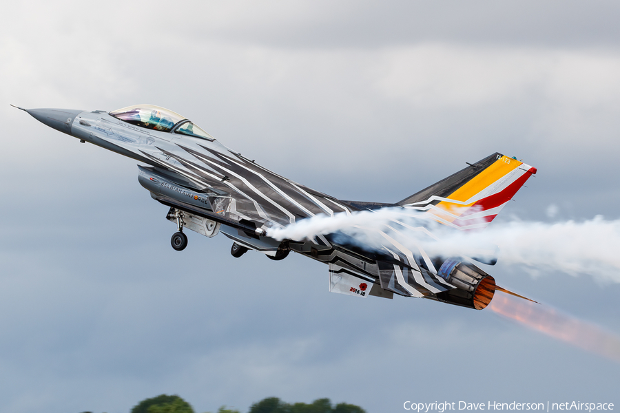 Belgian Air Force General Dynamics F-16AM Fighting Falcon (FA-123) | Photo 449875