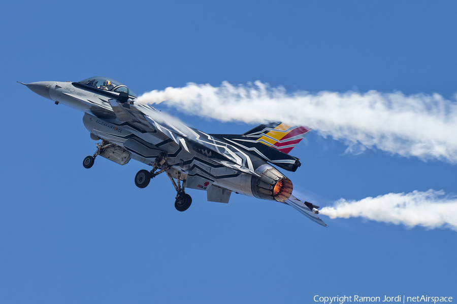 Belgian Air Force General Dynamics F-16AM Fighting Falcon (FA-123) | Photo 192074