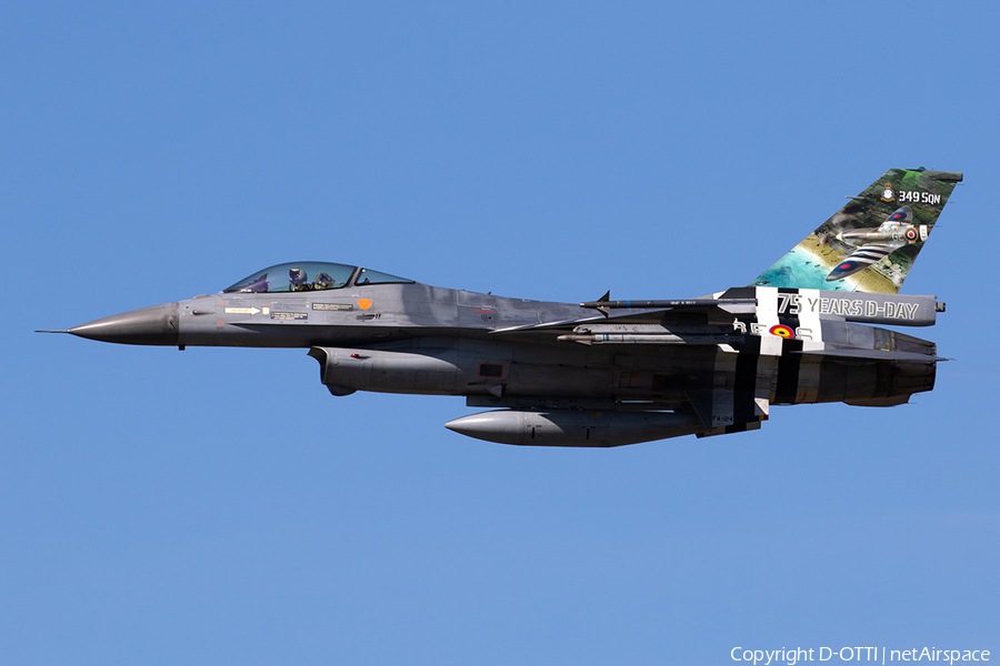 Belgian Air Force General Dynamics F-16AM Fighting Falcon (FA-124) | Photo 348166