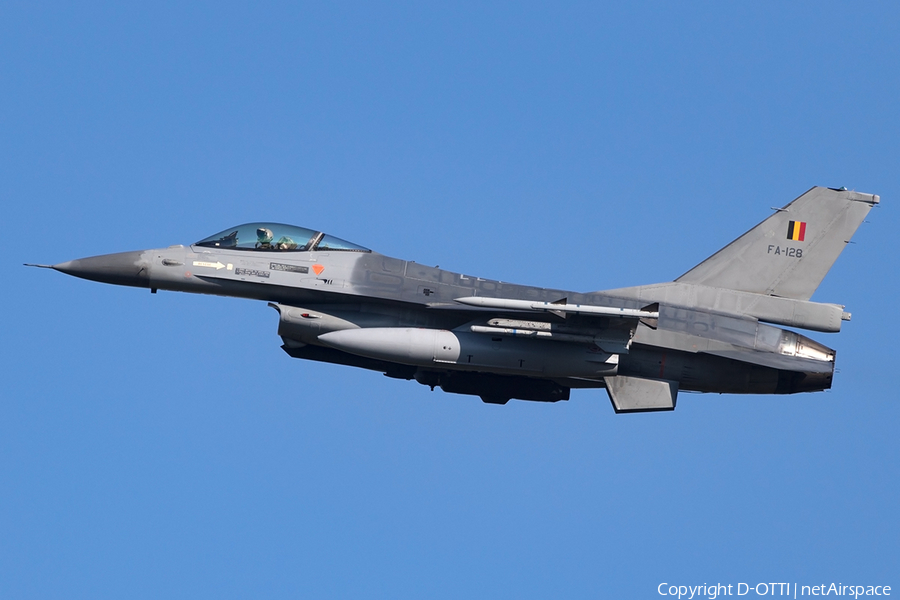 Belgian Air Force General Dynamics F-16AM Fighting Falcon (FA-128) | Photo 154237