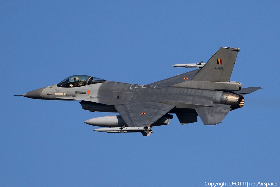 Belgian Air Force General Dynamics F-16AM Fighting Falcon (FA-128) | Photo 154238