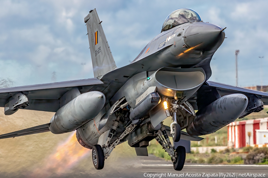 Belgian Air Force General Dynamics F-16AM Fighting Falcon (FA-129) | Photo 540250