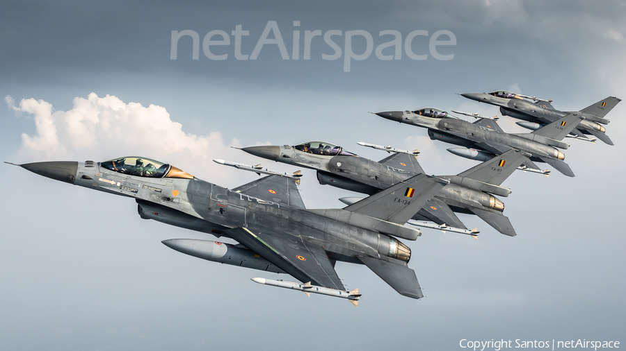 Belgian Air Force General Dynamics F-16AM Fighting Falcon (FA-134) | Photo 339744