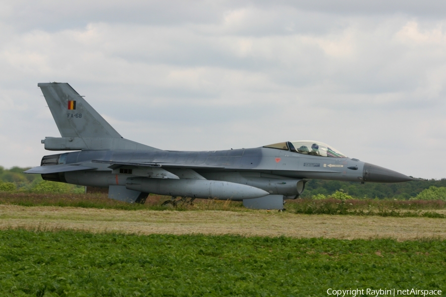 Belgian Air Force General Dynamics F-16AM Fighting Falcon (FA-68) | Photo 549514