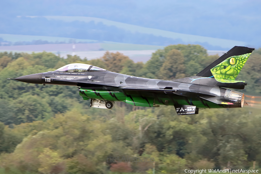 Belgian Air Force General Dynamics F-16AM Fighting Falcon (FA-87) | Photo 527455