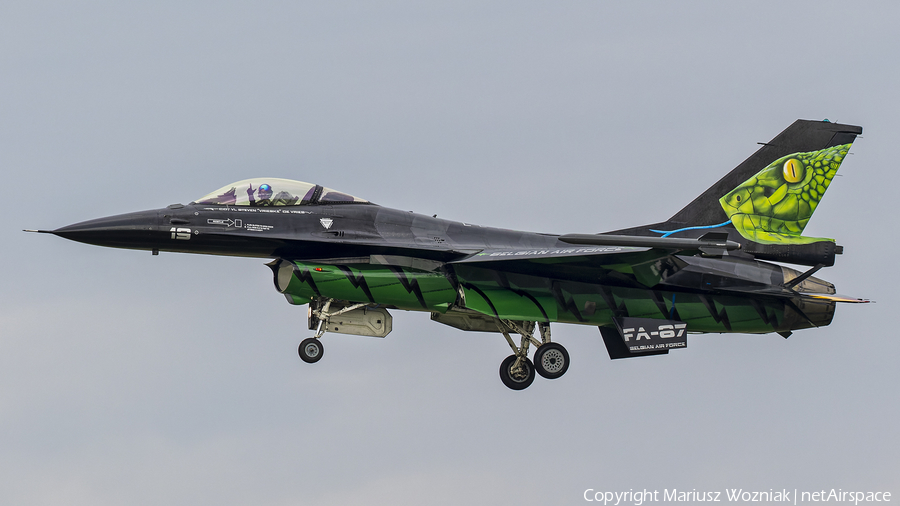 Belgian Air Force General Dynamics F-16AM Fighting Falcon (FA-87) | Photo 660328