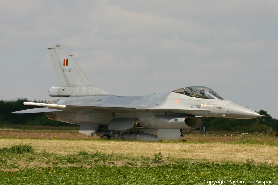 Belgian Air Force General Dynamics F-16AM Fighting Falcon (FA-89) | Photo 549518