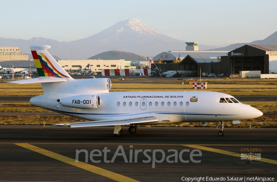 Bolivian Air Force (Fuerza Aerea Boliviana) Dassault Falcon 900EX (FAB-001) | Photo 282692