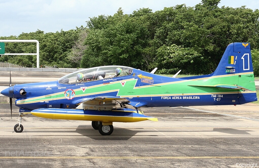 Brazilian Air Force (Forca Aerea Brasileira) Embraer EMB-312A Tucano T-27 (FAB1314) | Photo 71979