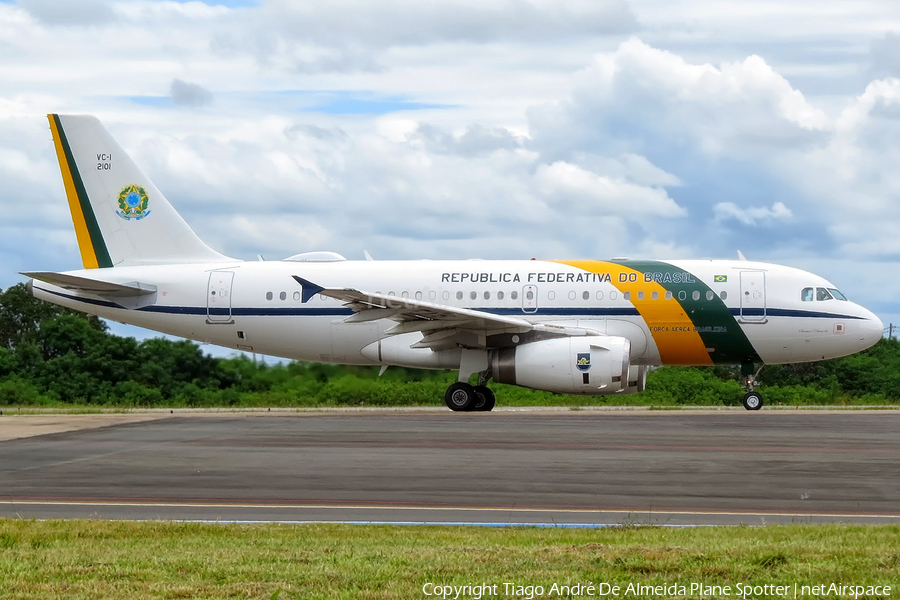 Brazilian Air Force (Forca Aerea Brasileira) Airbus A319-133X CJ (VC-1A) (FAB2101) | Photo 428794