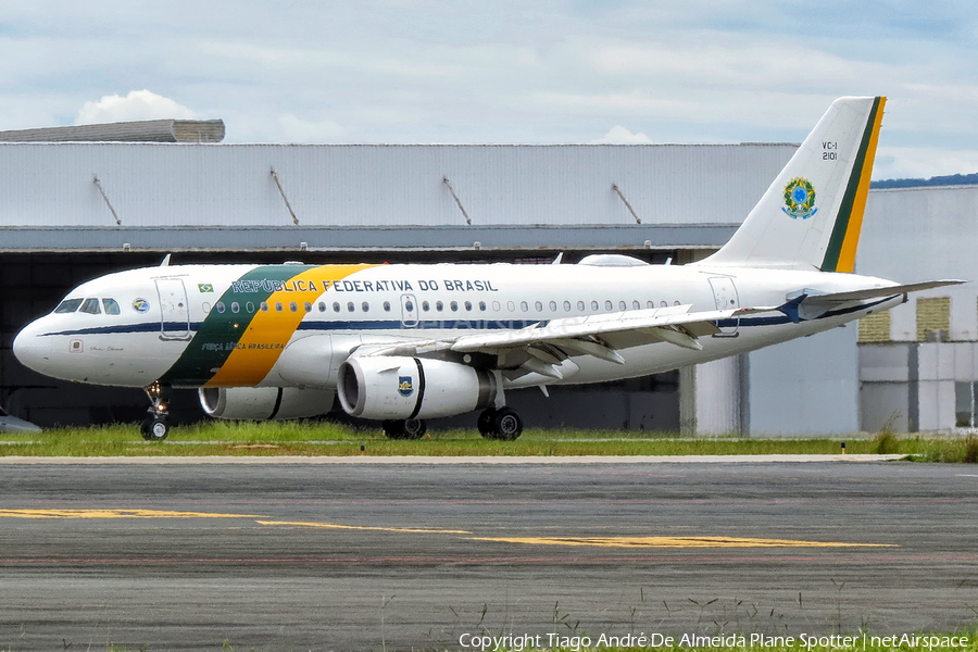 Brazilian Air Force (Forca Aerea Brasileira) Airbus A319-133X CJ (VC-1A) (FAB2101) | Photo 541439