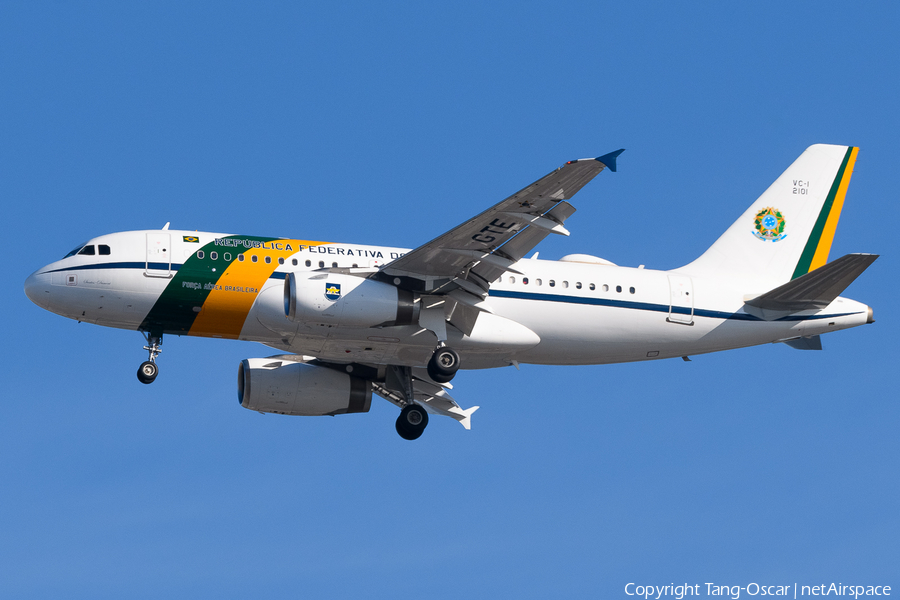 Brazilian Air Force (Forca Aerea Brasileira) Airbus A319-133X CJ (VC-1A) (FAB2101) | Photo 642628