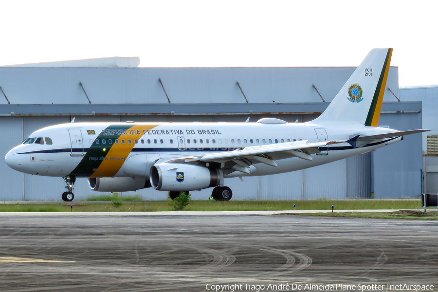 Brazilian Air Force (Forca Aerea Brasileira) Airbus A319-133X CJ (VC-1A) (FAB2101) | Photo 613735