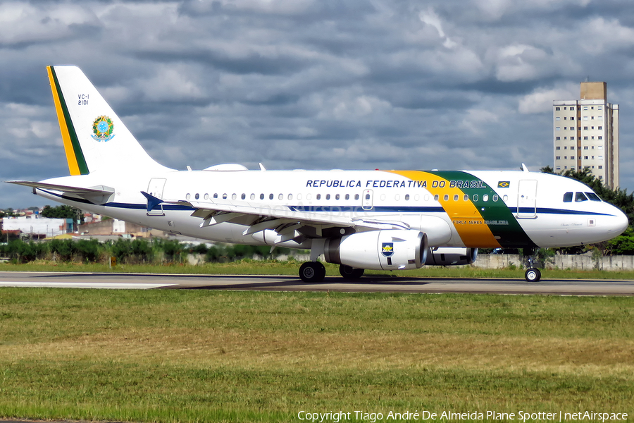 Brazilian Air Force (Forca Aerea Brasileira) Airbus A319-133X CJ (VC-1A) (FAB2101) | Photo 669061